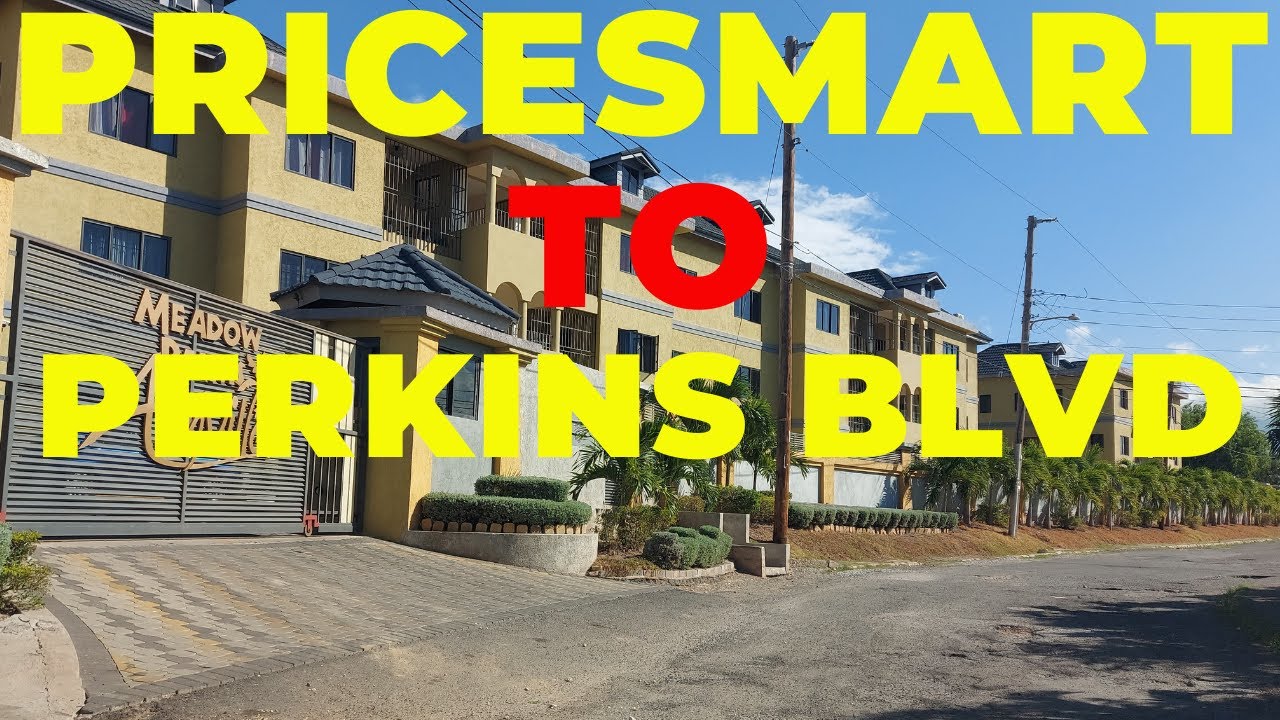 DRIVING FROM PRICESMART TO PERKINS BLVD via RED HILLS ROAD KINGSTON