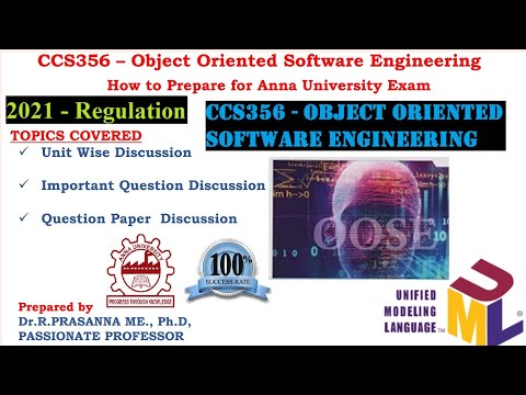 Anna University Exam Preparations - CCS356- Object Oriented Software Engineering