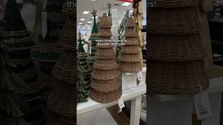 Holiday Decor at HomeGoods 🎄 Rattan Christmas Trees Wealth