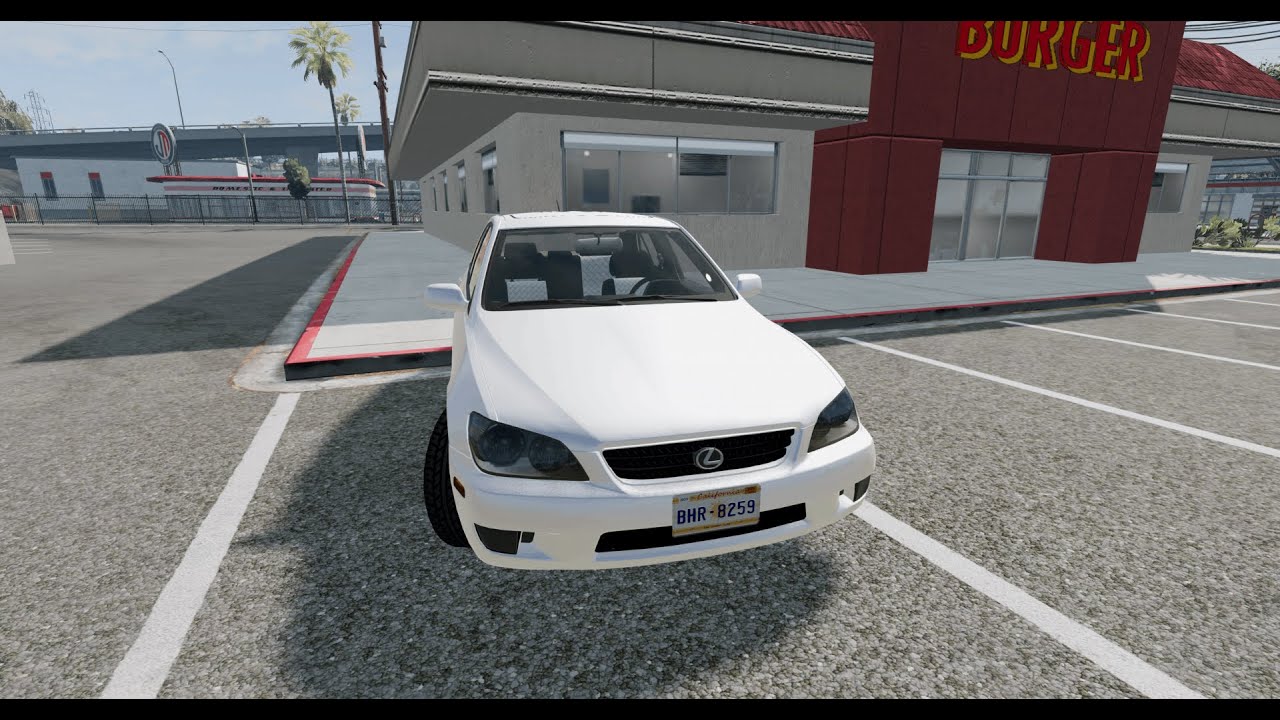 Driving Tuned Lexus IS300 In Beamng Drive YouTube