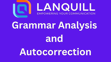 Writing analysis by Lanquill/How to analyse grammar mistakes and autocorrect on Lanquill?