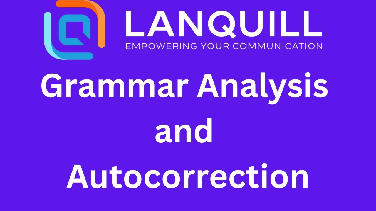 Writing analysis by Lanquill/How to analyse grammar mistakes and ...