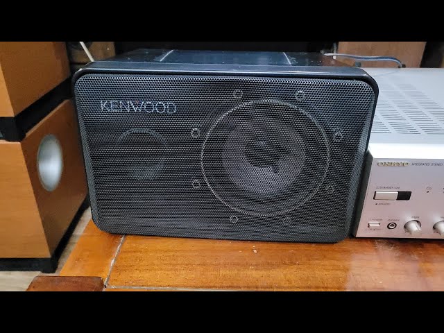 KENWOOD スピーカー ＣＭ-5 SANSUI DENONビクターパイオニア Kenwood CM5 top-mounted full-range speakers, excellent for vocal