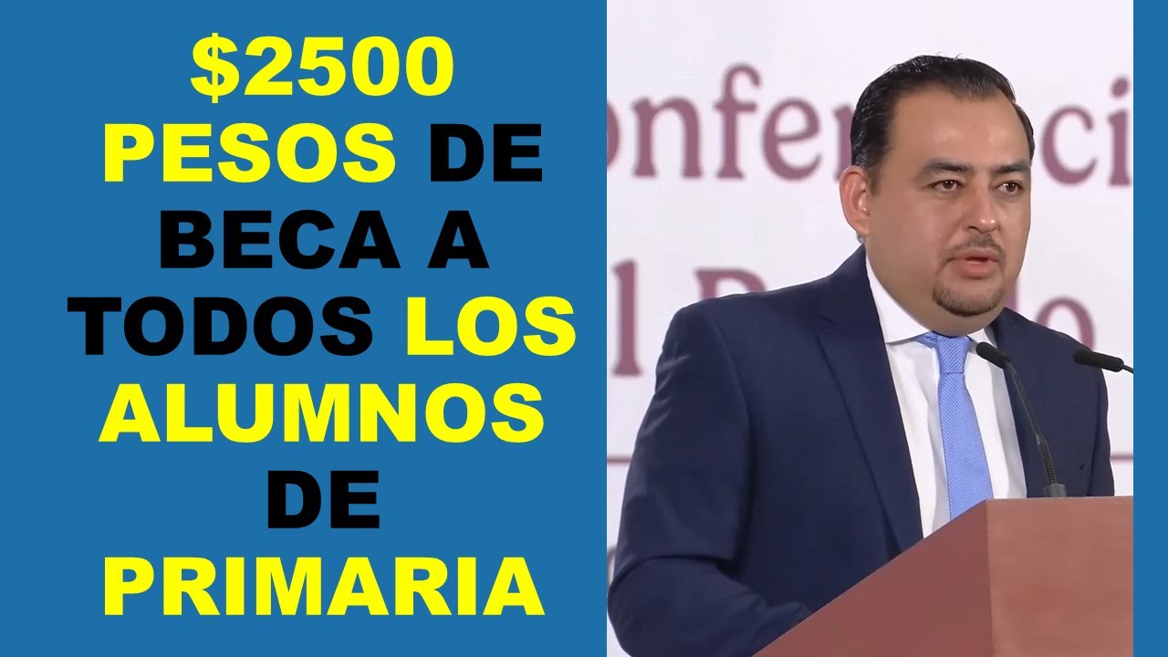 Soy Docente: $2500 PESOS DE BECA A TODOS LOS ALUMNOS DE PRIMARIA