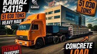 🚨❗KAMAZ 54115 VS [51 030kg] BIG TRAILER ❗🚨Ultra graphics in Euro Truck Simulator 2