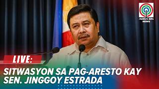 LIVE: Situation on the arrest of Sen. Jinggoy Estrada | ABS-CBN News (June 1, 2026)