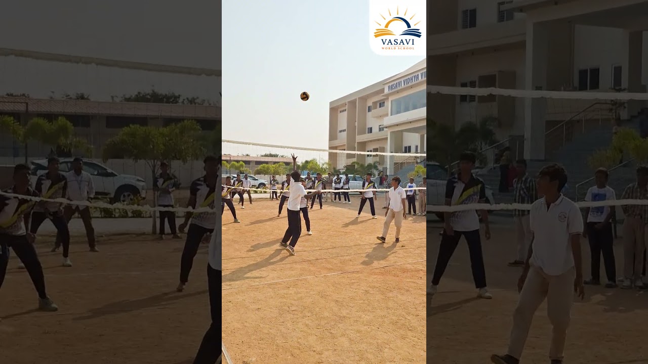 Inter Sports Meet Volleyball Match Highlights | Spike, Block & Win | Vasavi World School