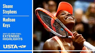 Celebrity Sloane Stephens vs. Madison Keys Extended Highlights | 2017 US Open 2017 Final Profile