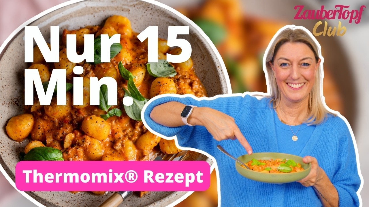 😍 Cremige Gnocchi mit Hackfleischsoße in nur 15 Min. – Désis schnelle Küche ⚡️ | Thermomix® Rezept