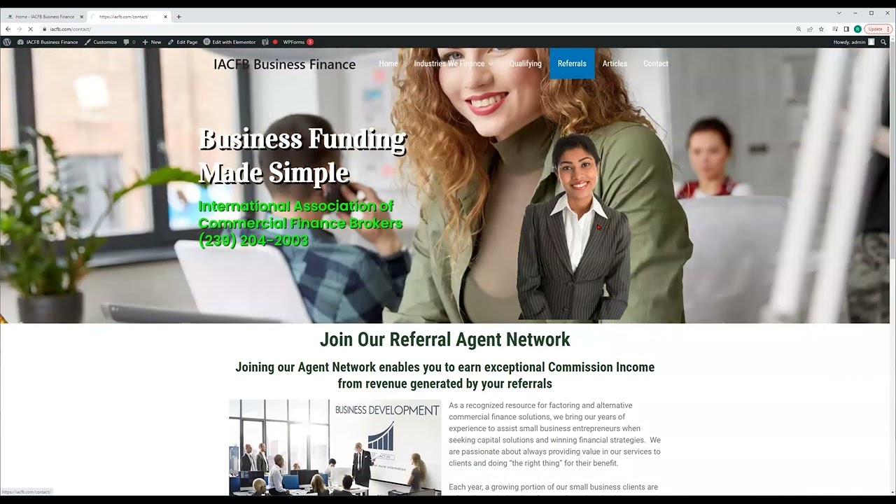 Your Factoring Broker Website for the IACFB Partner Program