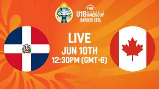 LIVE - Dominican Republic v Canada | FIBA U18 Women's AmeriCup 2026