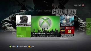 New Xbox 360 Live Dashboard Update - How to use Bing Search Feature