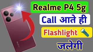 Realme P4 5g notification light on/off kaise karen,incoming call flashlight setting Realme P4 5g screenshot 5