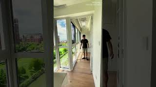 A Door That Can Be Pushed And Pulled As Well As Opened Horizontally Saves Half The Space