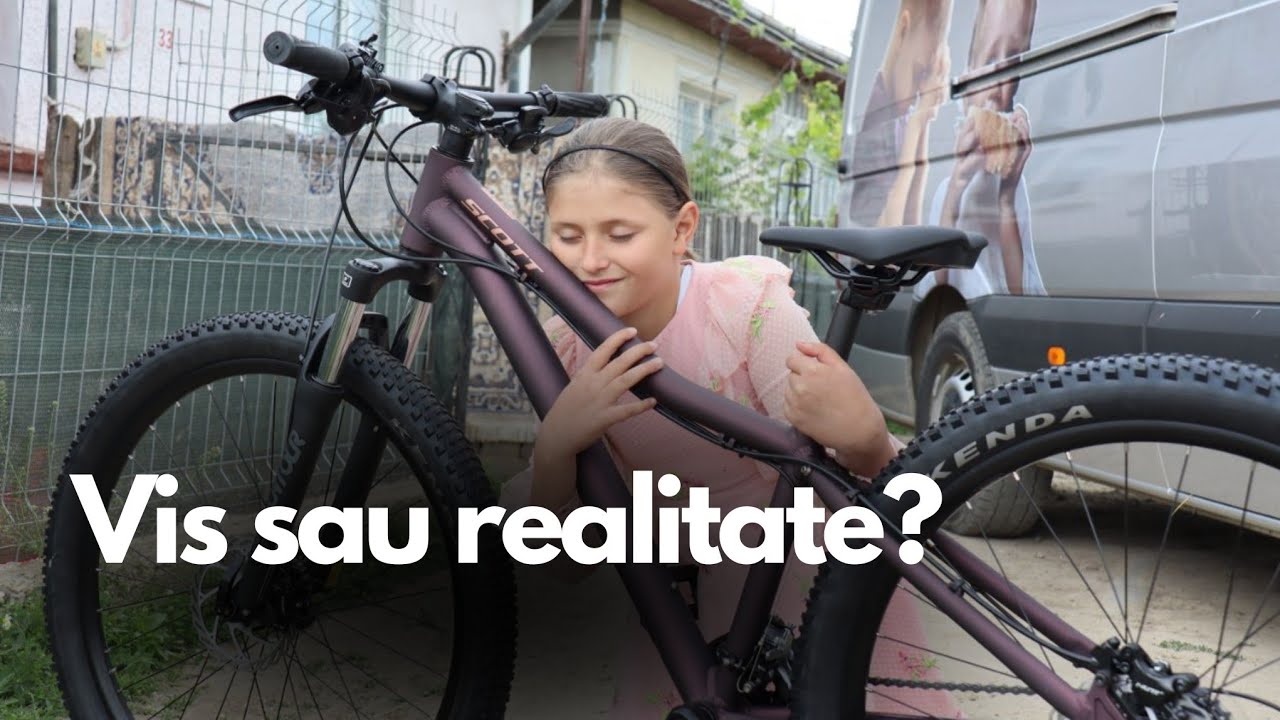 Și-a dorit de când se știe, o bicicletă | ASTĂZI VISUL EI S-A ÎMPLINIT #misiuneabucovina