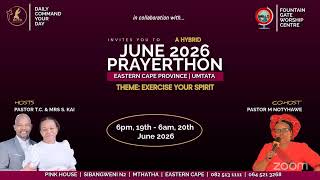 DAILY COMMAND YOUR DAY || MIDDAY PRAYER WATCH II FRIDAY, 19 JUN 2026