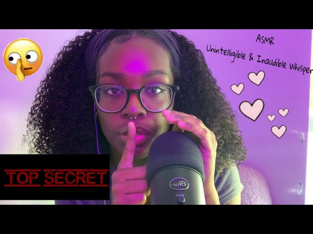 ASMR • Sleep-Inducing Secrets 🤫 | Unintelligible & Inaudible Whispers ✨ 