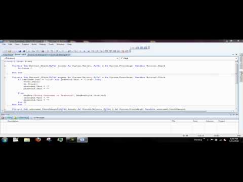Visual Basic - Usernames and Passwords Part 2