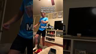 Arkansas Baseball players pt 1 #arkansas #baseball #goviral