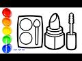 Draw Makeup Kit with Colors &amp; Circles + Baby Shark Song | Learn Colors for Kids | Yup Yup Go