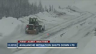 Avalanche control work closes multiple passes, highways in Colorado