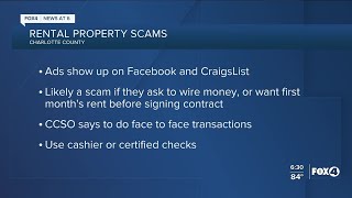 Rental property scam alert