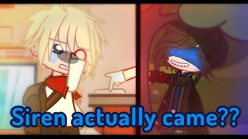 SIREN ACTUALLY CAME?? || Turning red || Tommyinnit’s clinic for supervillains || gacha meme ORIGINAL