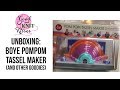 Unboxing Boye Pom Pom Tassel Maker and others goodies FB Live Apr 19 2017