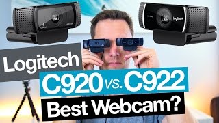 Best Webcam: Logitech C922 vs C920