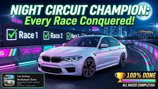 How to Beat ALL Night Circuit Races in Car Driving Multiplayer (Completion Guide) screenshot 2