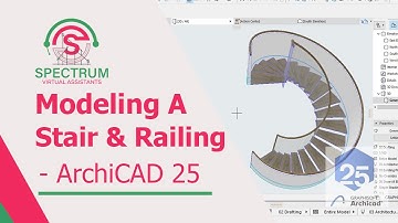 ArchiCAD 25 - How To Create Stairs and Railings In ArchiCAD 25 [ Tips and Tricks ]