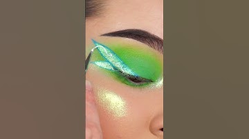 Tinkerbell inspired eye makeup ad #disney #disneymakeup #makeup