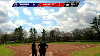 Chatham at Grove City -- Softball -- April 13, 2026 -- Game One