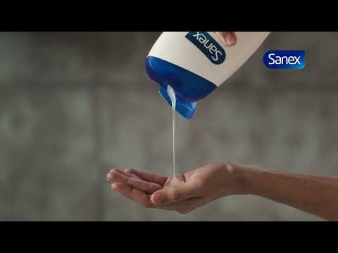 Sanex shower gels, soothe sensitive skin