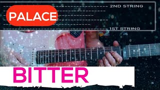 PALACE - Bitter / ACOUSTIC W/ intro TABS / CHORDS GUITAR TUTORIAL