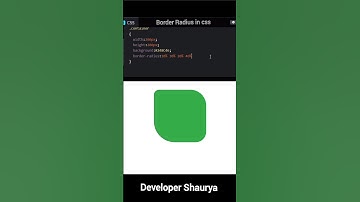 Border Radius in css #coding #html #css #htmlcss