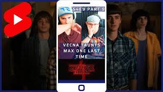 Vecna Taunts Max One Last Time - Stranger Things S4E9 Part 9 Reaction Clip #shorts