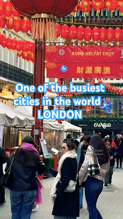 One of the busiest cities in the world -LONDON #londonwalk #london