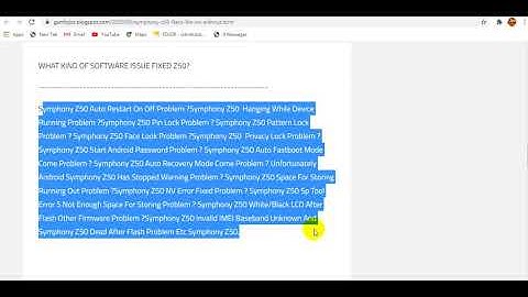 SYMPHONY Z50 FLASH FILE NO WITHOUT PASSWORD PIN PATTERN FRP HANG LOGO FIX