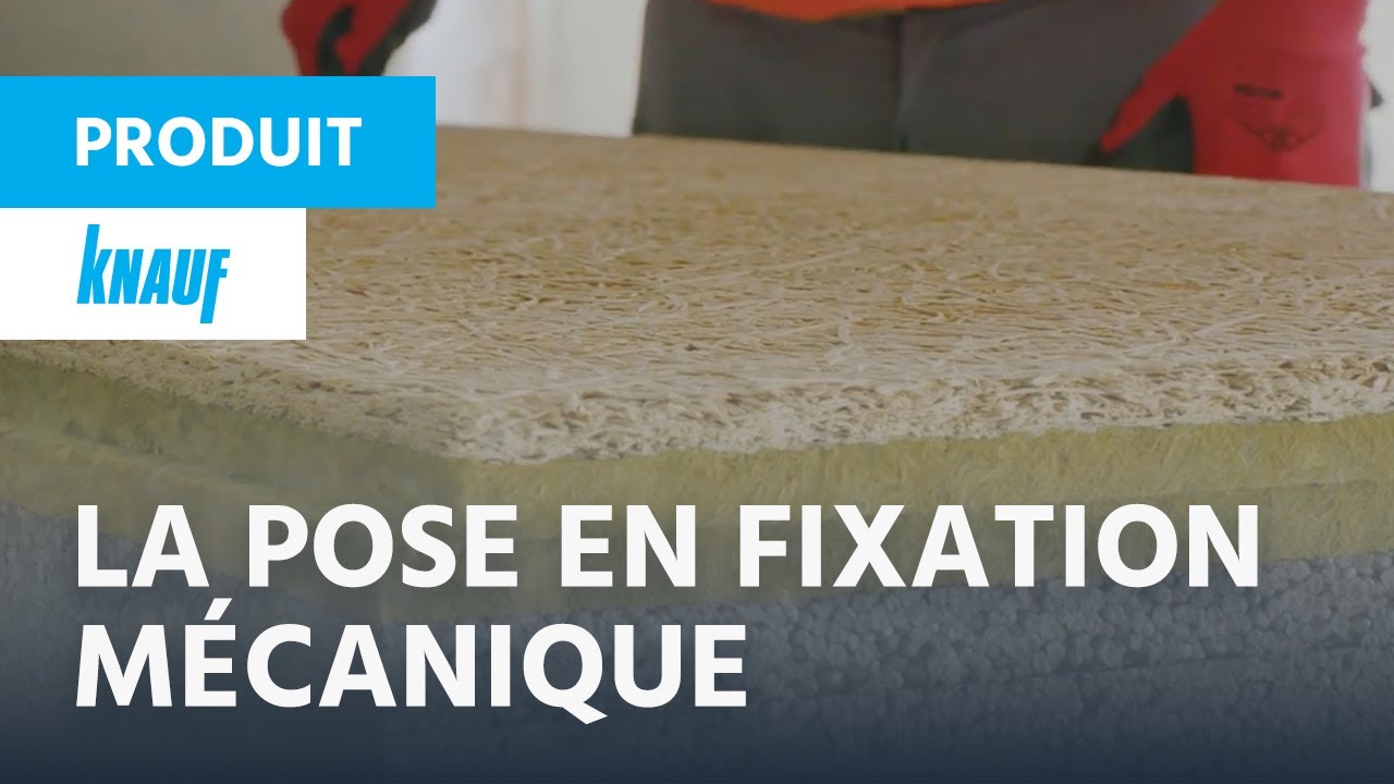 Isolants en sous-face de dalles ► Knauf Fibra pose fixation mécanique