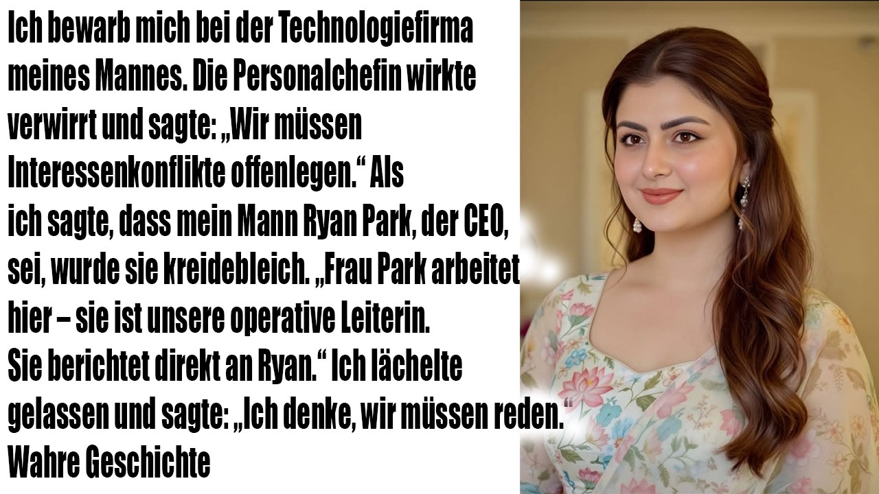 Ich bewarb mich bei der Firma meines Tech-CEO-Ehemanns—doch HR sagte: „Mrs