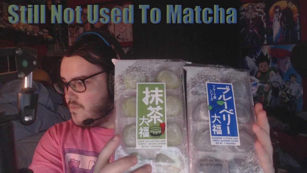 Kubota Daifuku Mochi Blueberry And Matcha Green Tea Taste Reaction