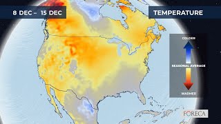 Monthly temperature forecast for the USA 12/5/2024