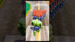 Hulk &amp; Spider-Man Training 🔥 Power Combo Fight Practice #shorts