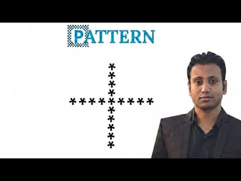 C Programming Tutorial 5.176: Pattern | Part-20 (Plus Shape)