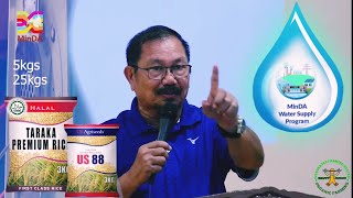 Halal rice soon to be available in Philippine market | Minda water supply program | Sec. Manny Piñol