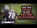Use this Trick to Get Better Blocking in Madden 21!