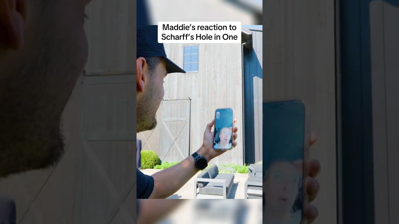 Matt Scharff Hole in One Reaction ❤️