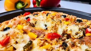 Delightful  Veg Pizza | #paneerpizza.