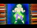 epic Broly drawing with colored pencil and airbrush)art Alex desenhos #dragonball #Broly #desenhos ansehen epic Broly drawing with colored pencil and airbrush)art Alex desenhos #dragonball #Broly #desenhos